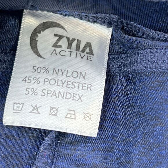 Zyia Active Pants Women's Medium Blue Jogger Drawstring Sweatpants - Picture 6 of 7